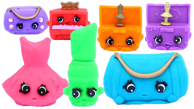 How To Make Shopkins With 3d Molds Modelling Clay Poppit and Play Doh