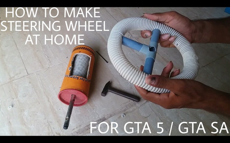 How To Make Steering Wheel By Using Only Mouse | Driving Simulator For GTA 5. GTA San Andreas