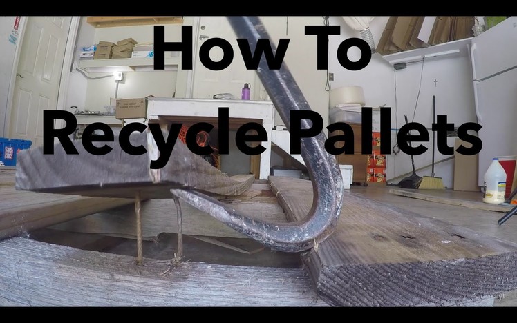 How to RECLAIM PALLET WOOD with a Table Saw