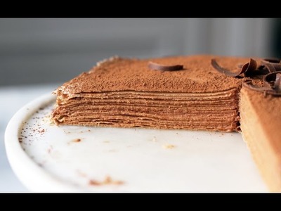Lilyshop How to make a Chocolate Crepe Cake