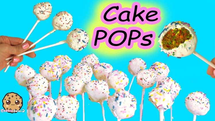 Making Sugar Cookie Chocolate Rainbow Sprinkled Cake Pops Easy How To Video
