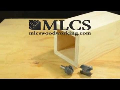 MLCS Woodworking Rabbeting Miter Joint  2pc Router Bit Set  How to demo