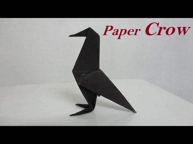 Origami Crow – How To Make Easy Origami Crow Step By Step Tutorial