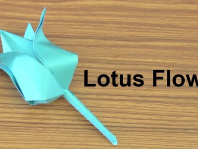 Origami | How to Make Paper Flowers | Origami Lotus Flower