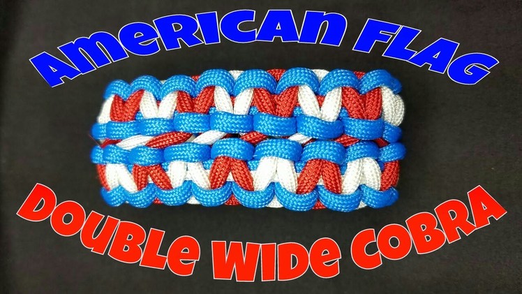 Paracord How To Make An American Flag Double Wide Cobra