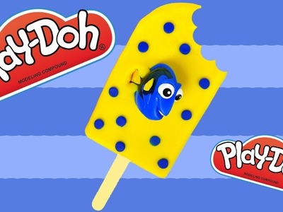 Play Doh Dory Ice Cream Popsicle Finding Dory How to Make