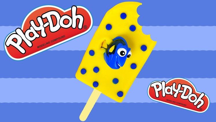Play Doh Dory Ice Cream Popsicle Finding Dory How to Make