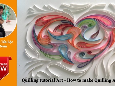 Quilling tutorial - How to make quilling art 03