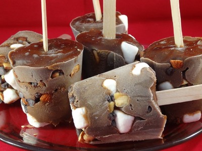 Rocky Road Pudding Pops -with yoyomax12