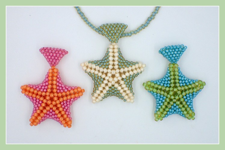 Beaded Starfish Pendant