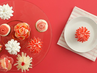 Candy Flower Cupcakes - Martha Stewart