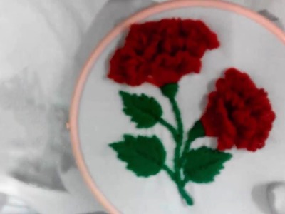 Hand Embroidery - Cock Flower Stitch