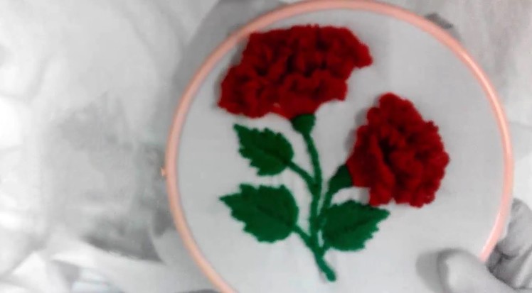 Hand Embroidery - Cock Flower Stitch