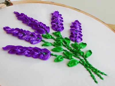 Hand Embroidery: Ribbon embroidery