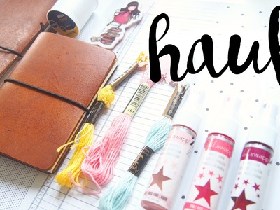 Haul | Scrapbook & Traveler's Notebook Supplies