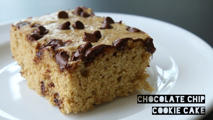 Healthy High Protein Chocolate Chip Cookie Cake Recipe | How To Make A Low Calorie Cookies Cake