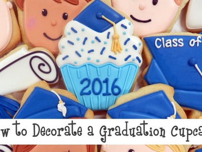 How to Decorate a Graduation Cupcake