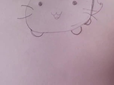 How to draw a kawaii chibi cat!