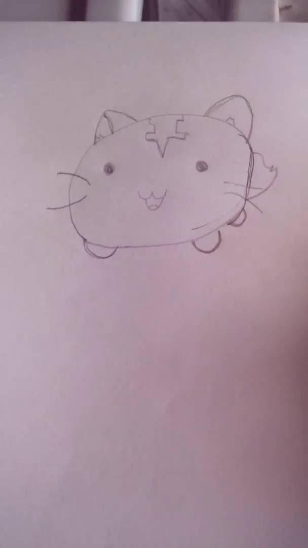 Kawaii Chibi Cat Drawing