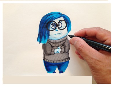How to Draw Sadness from Inside Out