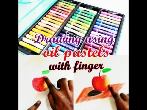 How to draw using oil pastels for beginners & blending techniques with finger