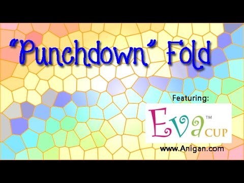 How to Fold a Menstrual Cup - "Punchdown" Fold