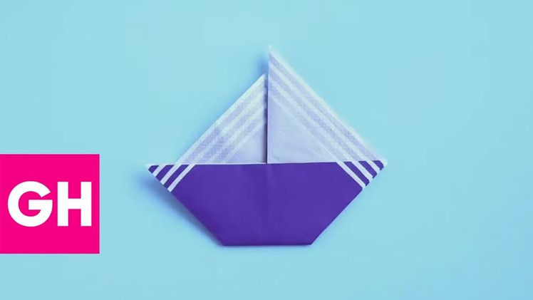 How To Fold a Sailboat Napkin with @OrigamiTree | GH