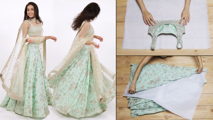 How To Fold Your Lehenga Perfectly | Glamrs.com