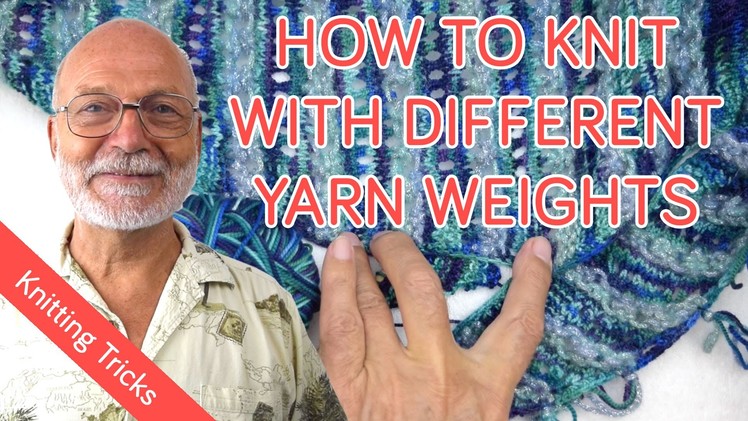 How to knit with two different yarn weights without changing needles
