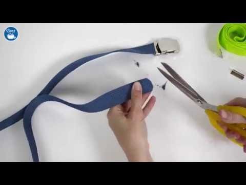 How to make a belt with the Dritz Sewing Slide Buckle Set