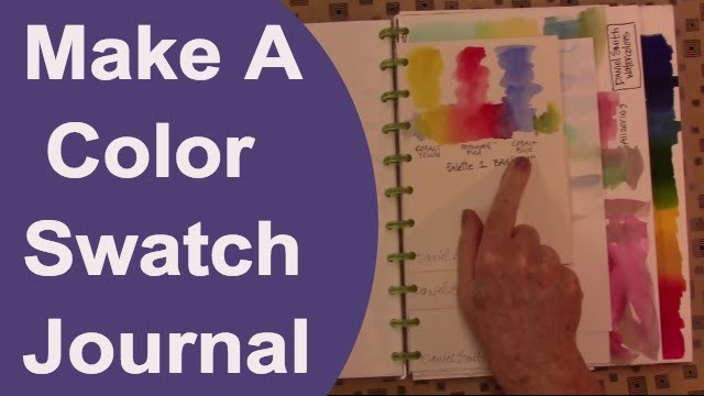 How to Make a Color Swatch Journal