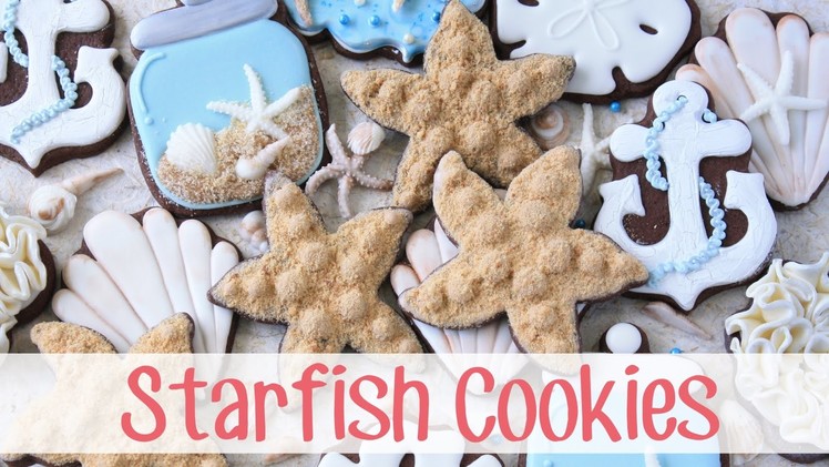 How to Make a Decorated Starfish Sugar Cookies
