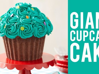 How to Make a Giant Cupcake Cake