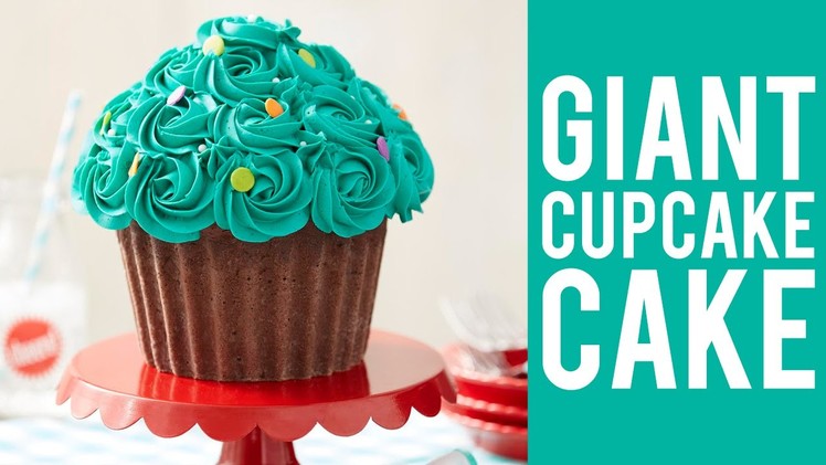 How to Make a Giant Cupcake Cake