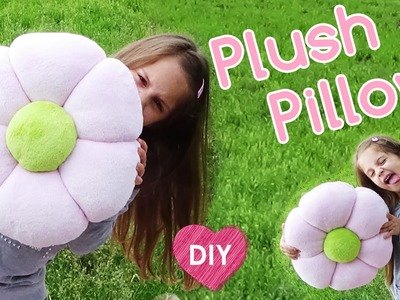 How to make a Plush Pillow. Easy DIY room decor.
