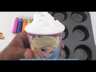 How To Make Frozen Paint For Kids,Colors for Children to Learn Toddlers Baby and Kindergarten