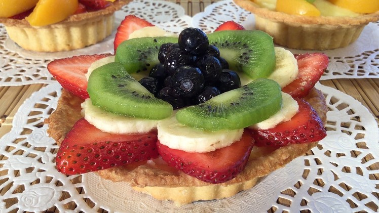 How To Make Fruit Tart With Homemade Pie Crust-Dessert Recipes