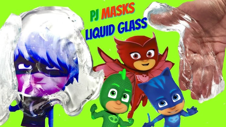 How to Make PJ MASKS Liquid Glass! Help Save Peppa the Pig and Dory from Luna Girl & Romeo!