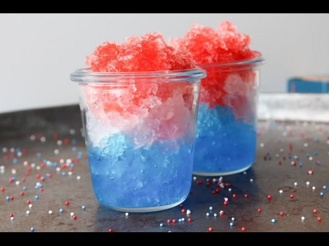 How To Make Soda Granita For The 4th Of July - By One Kitchen Episode 536