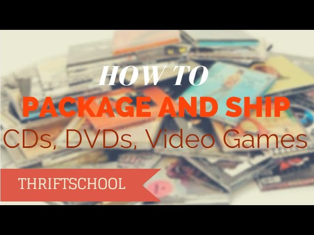 How to Package and Ship CDs, DVDs, Video Games, Media for Amazon FBA and Ebay