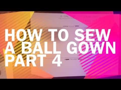 How to sew a ball gown part 4