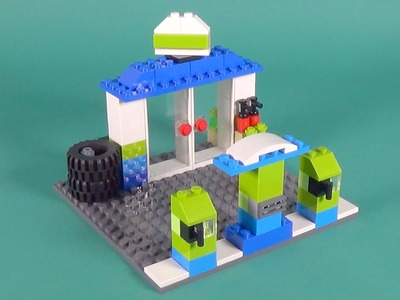 Lego Petrol Station Building Instructions - Lego Classic 10697 "How To"
