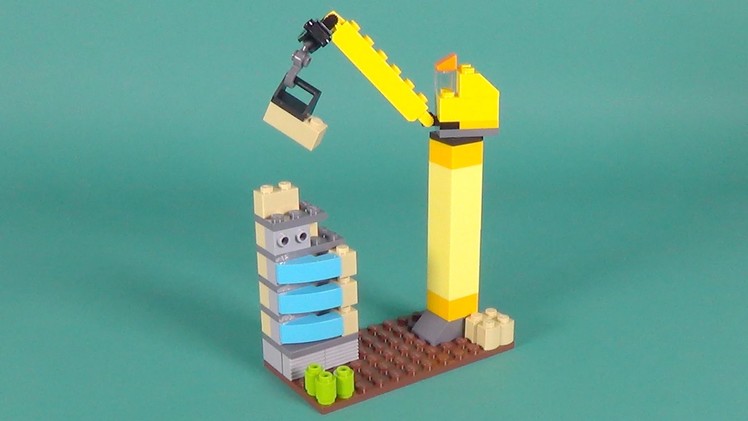 Lego Tower Crane Building Instructions - Lego Classic 10697 "How To"