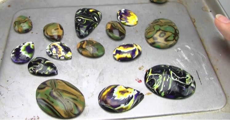 Mokume Gane Polymer Clay Beads and Cabochons Tutorial