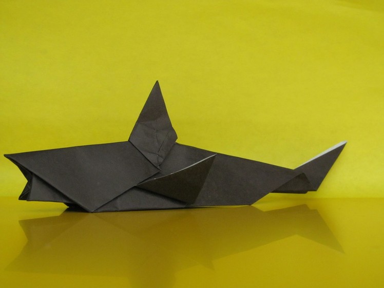 Origami Shark. How to make a paper shark