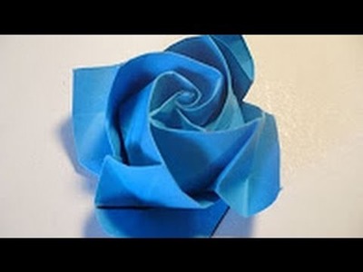 Origami Tutorial - How to fold Origami ROSE