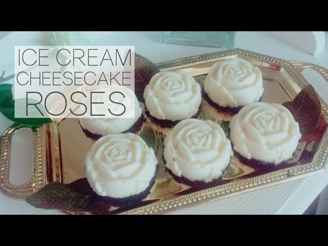 Ramadan Recipes: How to Make Vanilla Oreo Ice Cream Cheesecake Roses