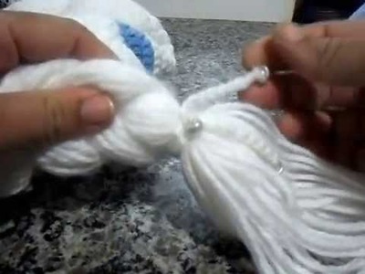 Touca de croche frozen em portugues (Elsa) 1ª parte