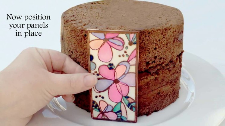 TUTORIAL: How to create decorative Chocolate panels for Cake Decor