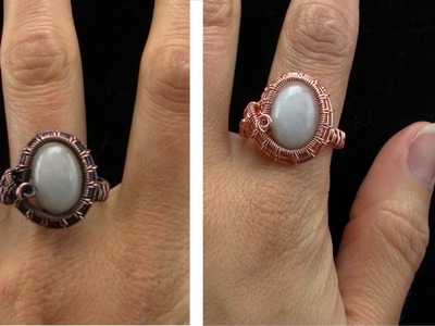 Wire Wrapped Cabochon Ring Tutorial